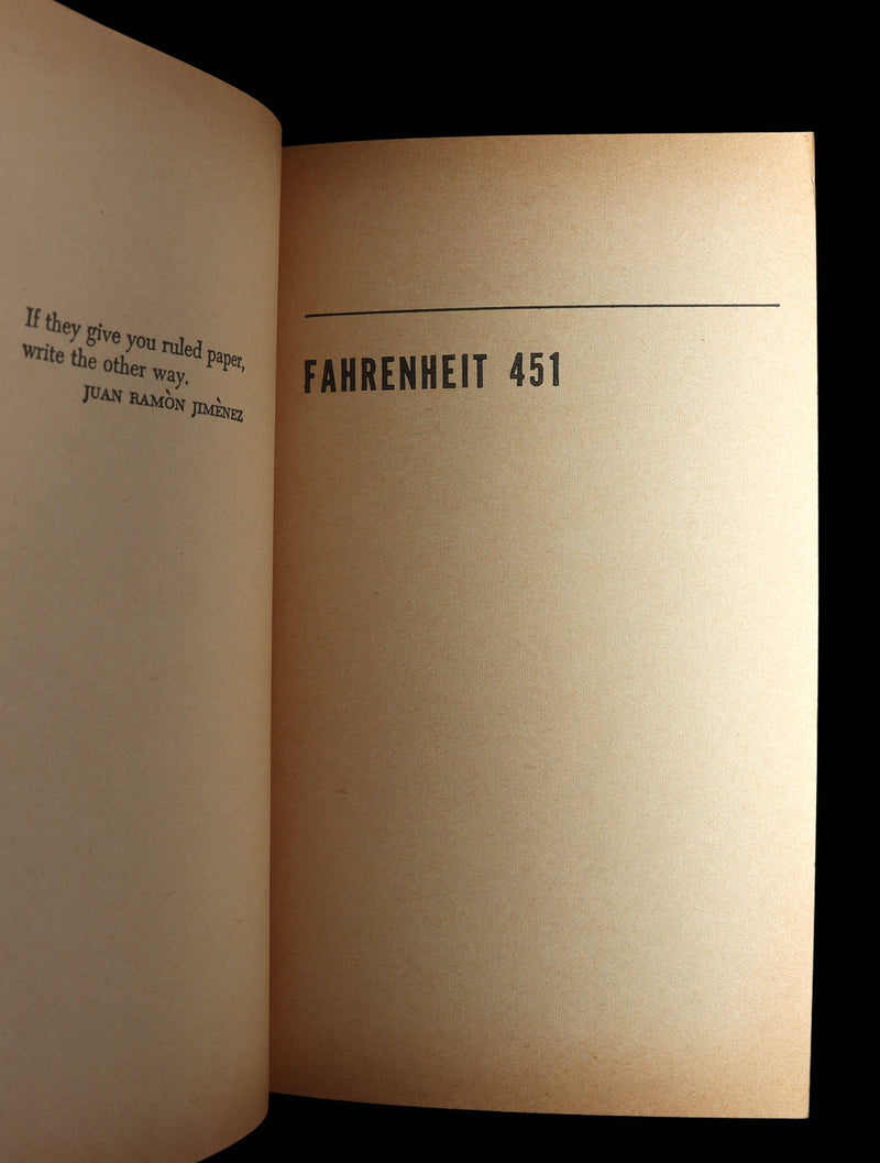 1953 True First Edition by Ballantine - Fahrenheit 451 by Ray Bradbury