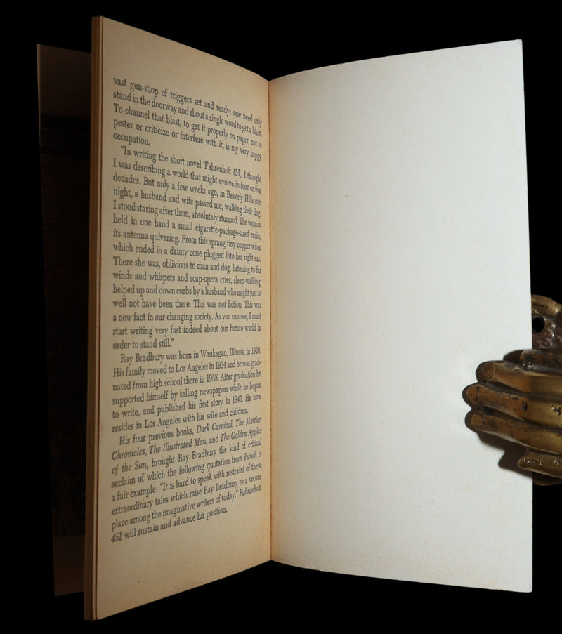 1953 True First Edition by Ballantine - Fahrenheit 451 by Ray Bradbury
