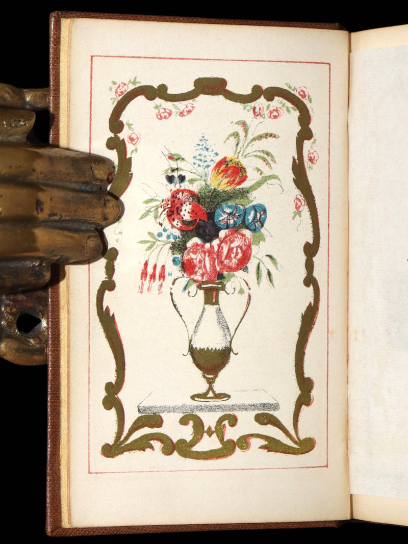 1848 Rare Floriography Book - The Flower Vase Containing the Language of Flowers