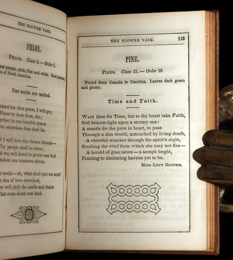 1848 Rare Floriography Book - The Flower Vase Containing the Language of Flowers