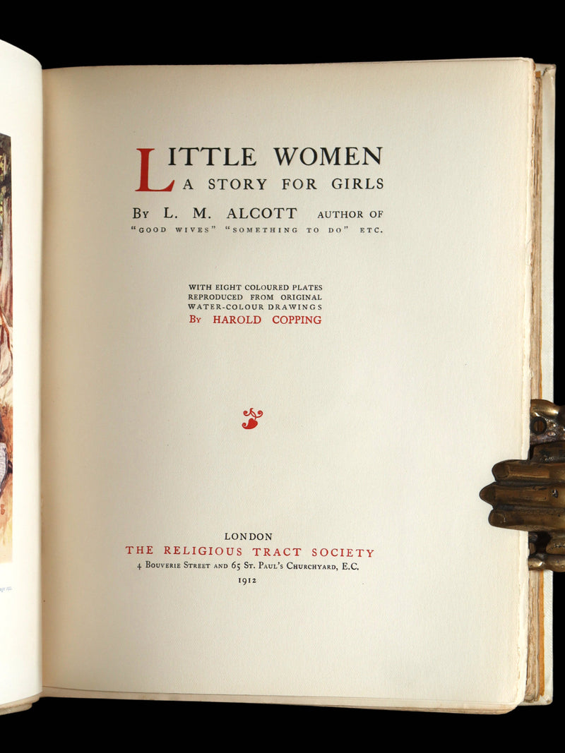 1912 Scarce 1stED Illustrated by Harold Copping - Louisa May Alcott Little Women