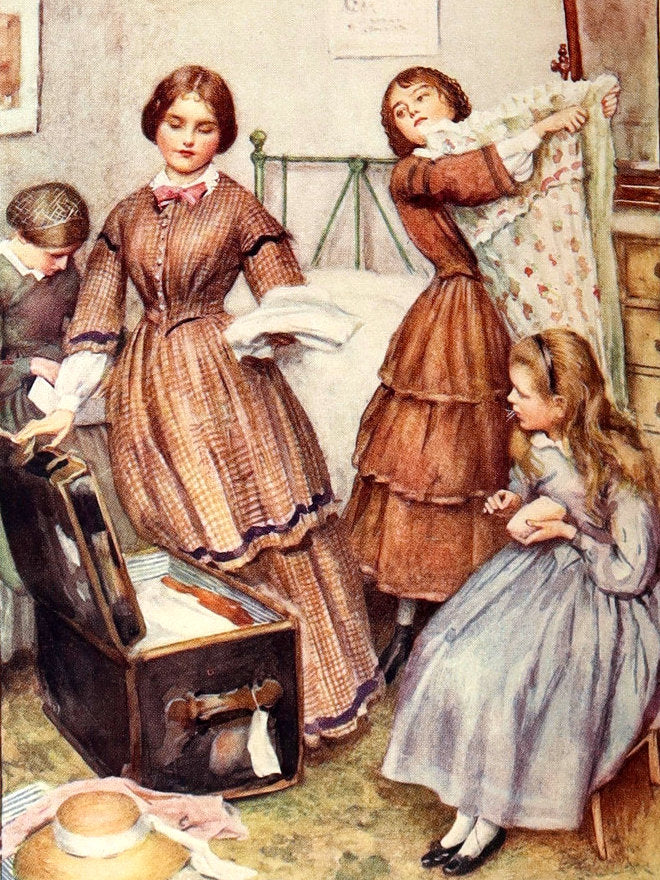 1912 Scarce 1stED Illustrated by Harold Copping - Louisa May Alcott Little Women