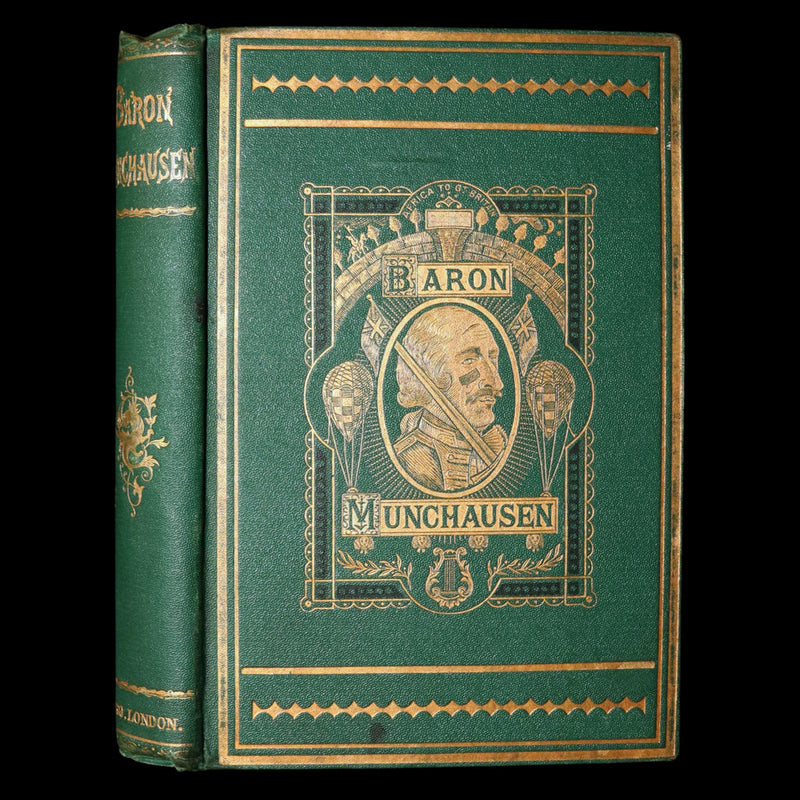 1868 Scarce Color ED - The Travels and Surprising Adventures of Baron Munchausen