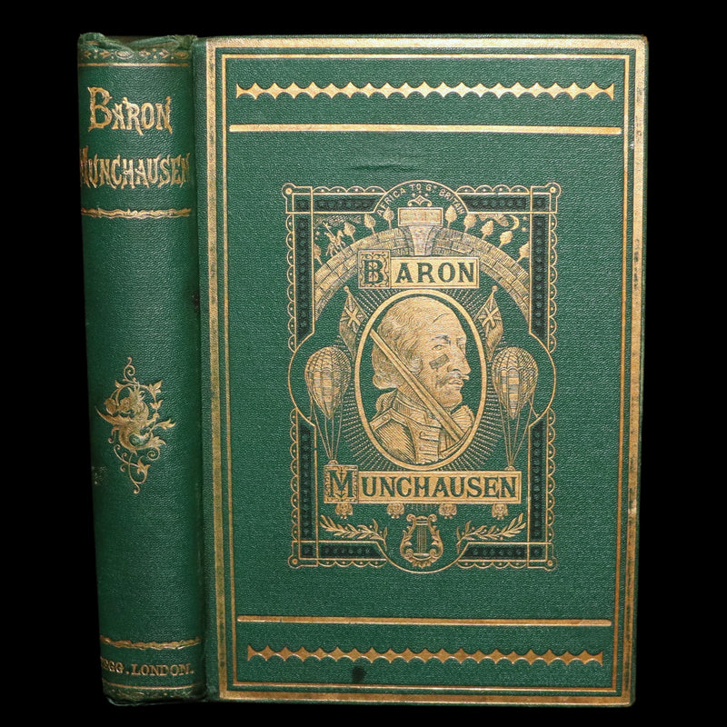 1868 Scarce Color ED - The Travels and Surprising Adventures of Baron Munchausen