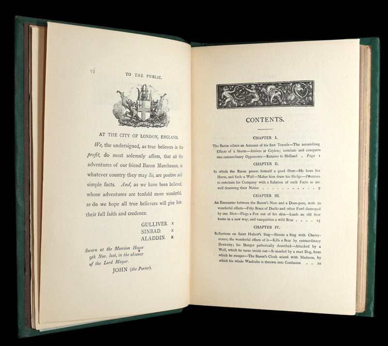 1868 Scarce Color ED - The Travels and Surprising Adventures of Baron Munchausen