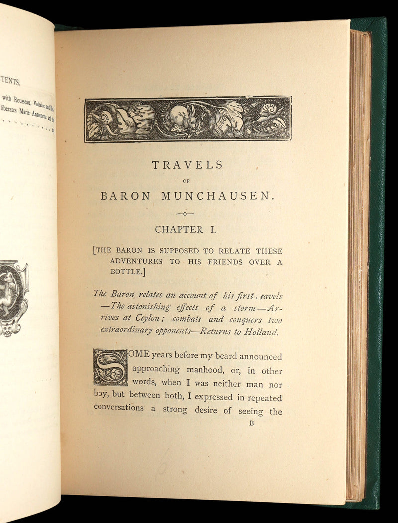 1868 Scarce Color ED - The Travels and Surprising Adventures of Baron Munchausen