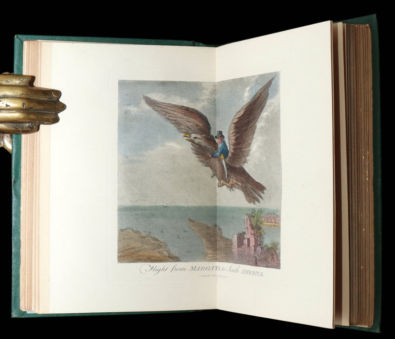 1868 Scarce Color ED - The Travels and Surprising Adventures of Baron Munchausen