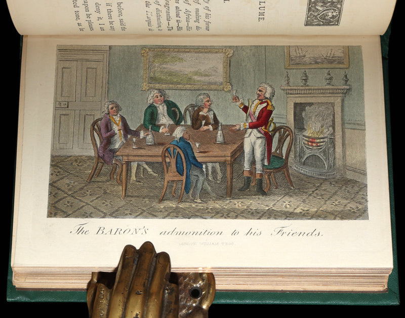 1868 Scarce Color ED - The Travels and Surprising Adventures of Baron Munchausen