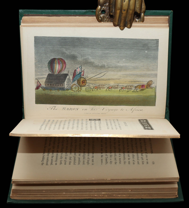 1868 Scarce Color ED - The Travels and Surprising Adventures of Baron Munchausen