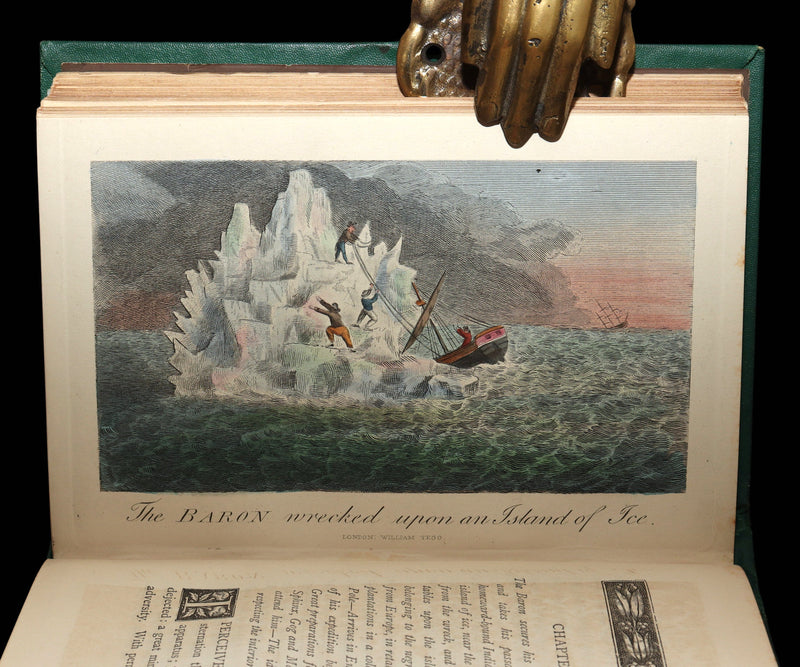 1868 Scarce Color ED - The Travels and Surprising Adventures of Baron Munchausen