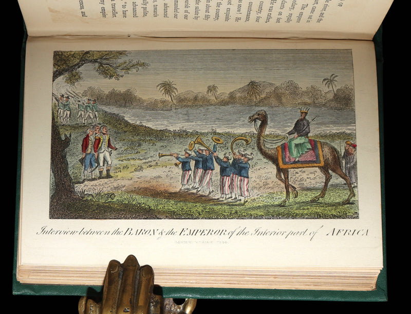1868 Scarce Color ED - The Travels and Surprising Adventures of Baron Munchausen