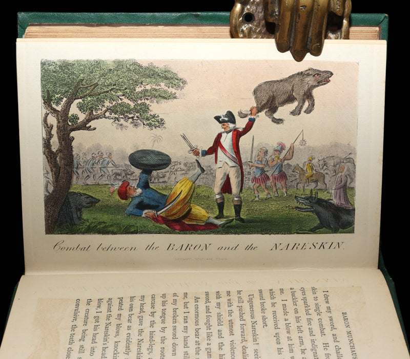 1868 Scarce Color ED - The Travels and Surprising Adventures of Baron Munchausen
