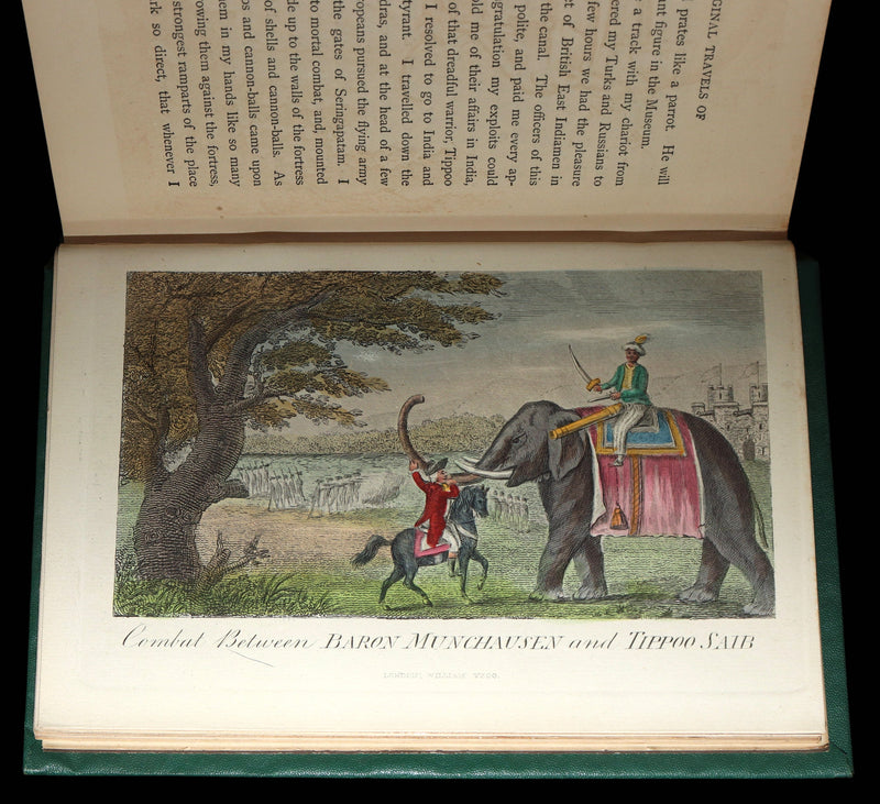 1868 Scarce Color ED - The Travels and Surprising Adventures of Baron Munchausen