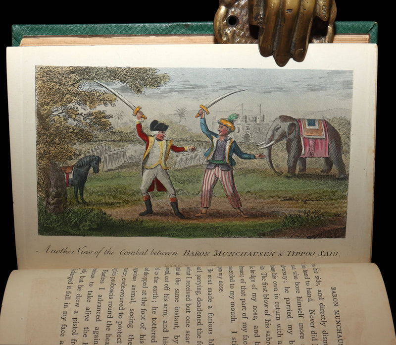 1868 Scarce Color ED - The Travels and Surprising Adventures of Baron Munchausen