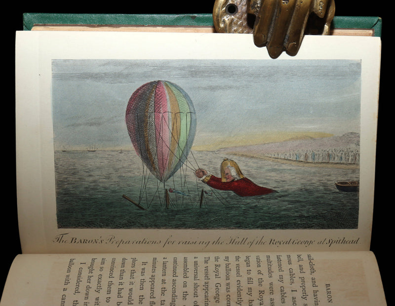 1868 Scarce Color ED - The Travels and Surprising Adventures of Baron Munchausen