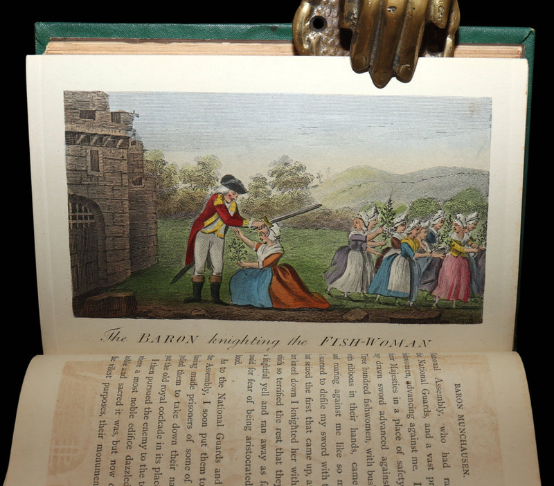1868 Scarce Color ED - The Travels and Surprising Adventures of Baron Munchausen