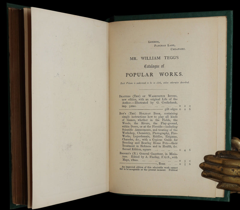 1868 Scarce Color ED - The Travels and Surprising Adventures of Baron Munchausen