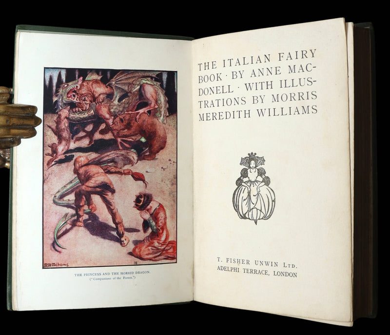 1912 Scarce Book - The Italian Fairy Book illustrated by Morris M. Williams
