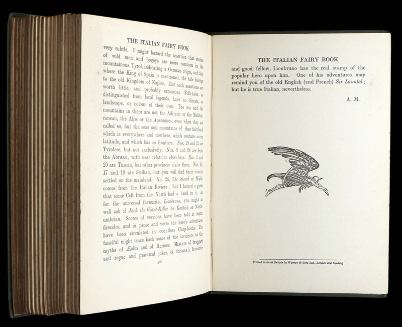 1912 Scarce Book - The Italian Fairy Book illustrated by Morris M. Williams