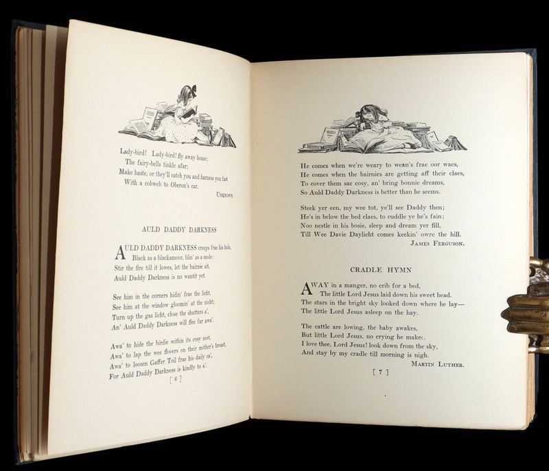 1910 Rare First Edition - A Child’s Book of Old Verses by Jessie Willcox Smith