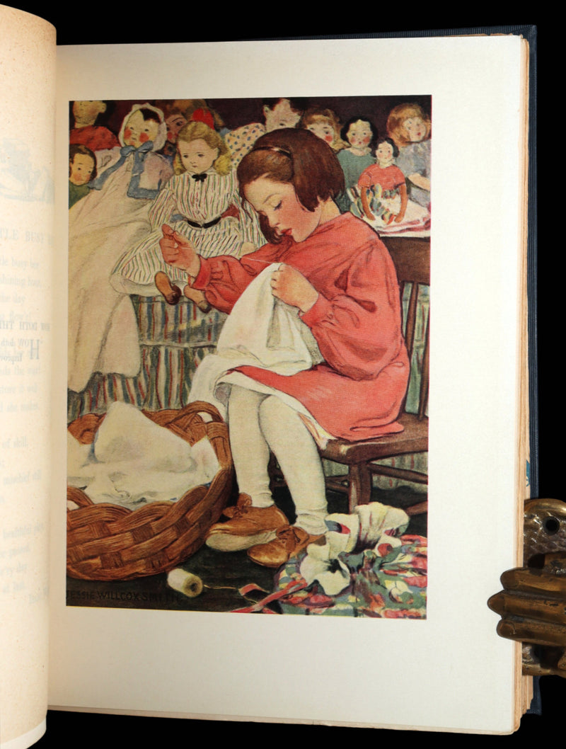 1910 Rare First Edition - A Child’s Book of Old Verses by Jessie Willcox Smith