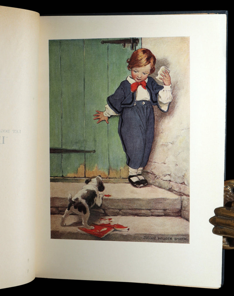 1910 Rare First Edition - A Child’s Book of Old Verses by Jessie Willcox Smith