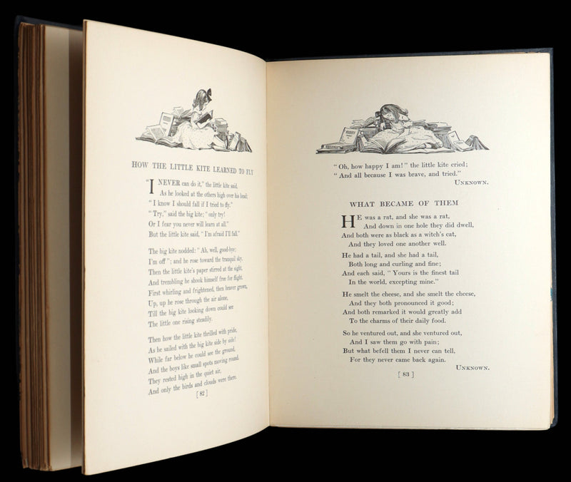 1910 Rare First Edition - A Child’s Book of Old Verses by Jessie Willcox Smith