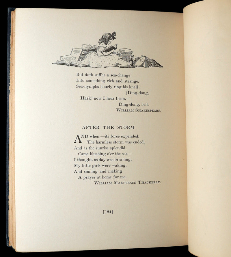 1910 Rare First Edition - A Child’s Book of Old Verses by Jessie Willcox Smith