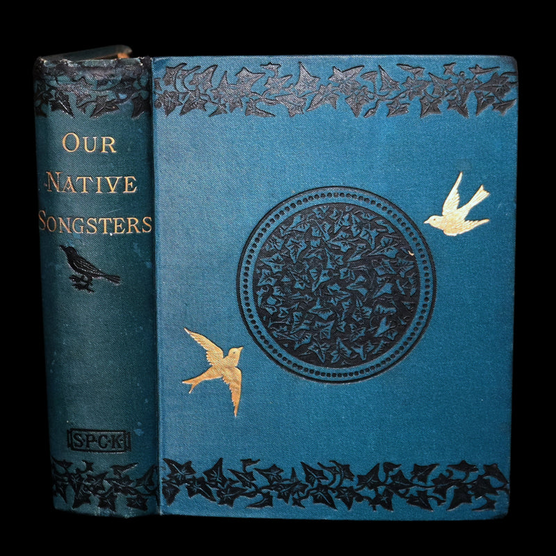 1882 Rare Ornithology Book ~ Our Native Songsters, Illustrated by Anne Pratt