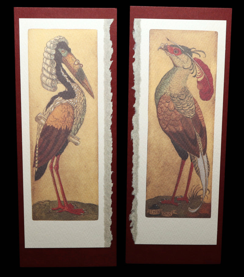 2005 Scarce Literary Companions- 6 bookplates 2 bookmarks by Charles van Sandwyk