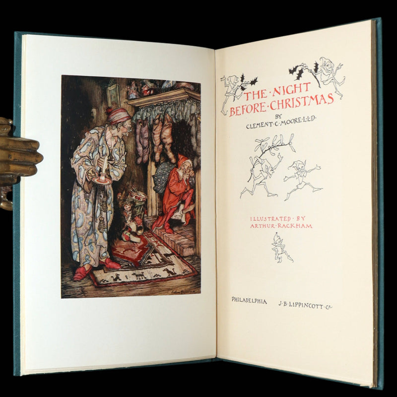 1931 First Edition - The Night Before Christmas Illustrated by Arthur Rackham