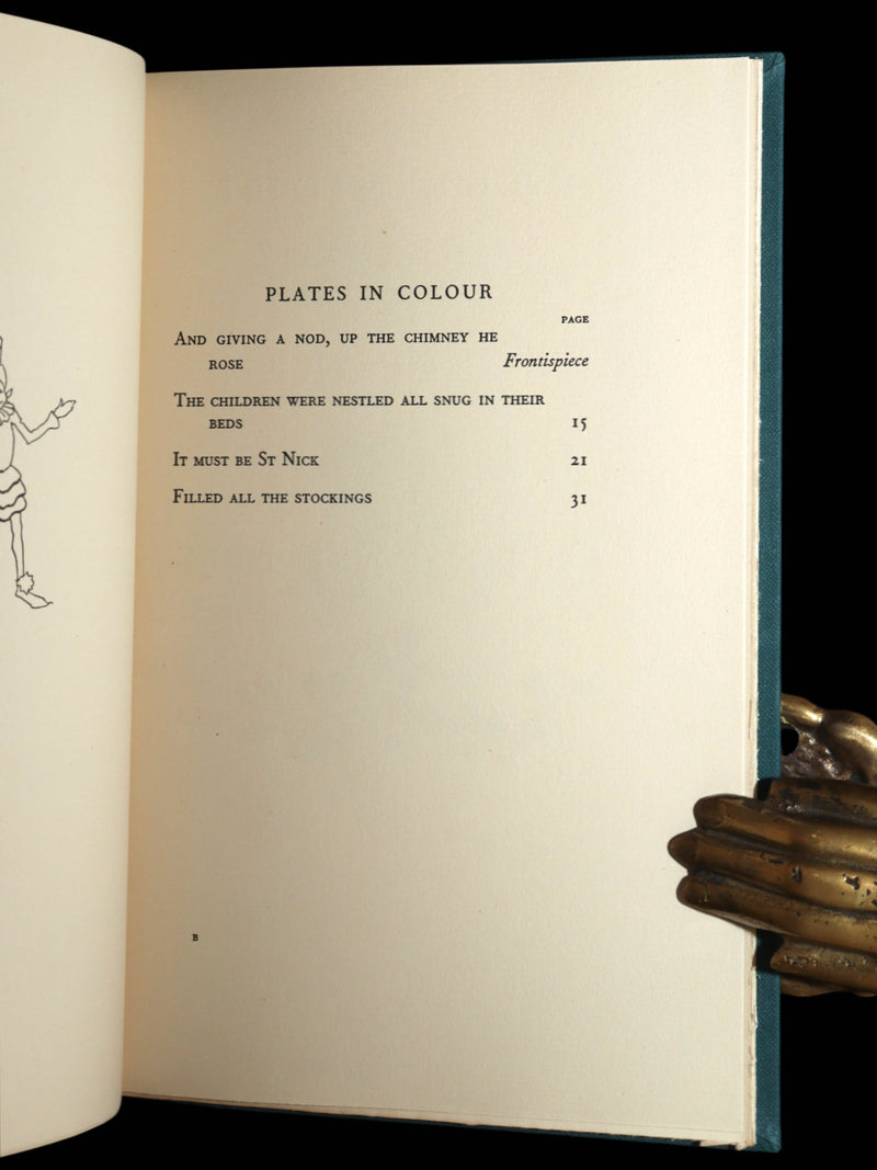 1931 First Edition - The Night Before Christmas Illustrated by Arthur Rackham