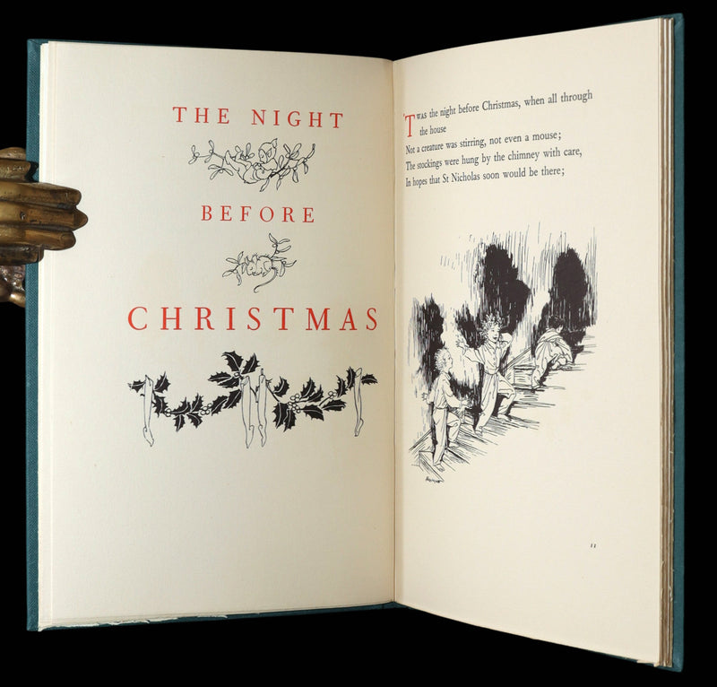1931 First Edition - The Night Before Christmas Illustrated by Arthur Rackham