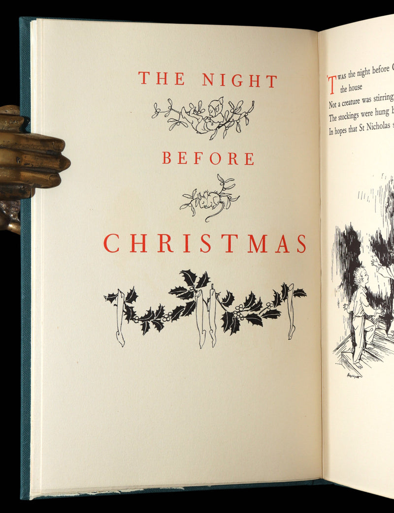 1931 First Edition - The Night Before Christmas Illustrated by Arthur Rackham