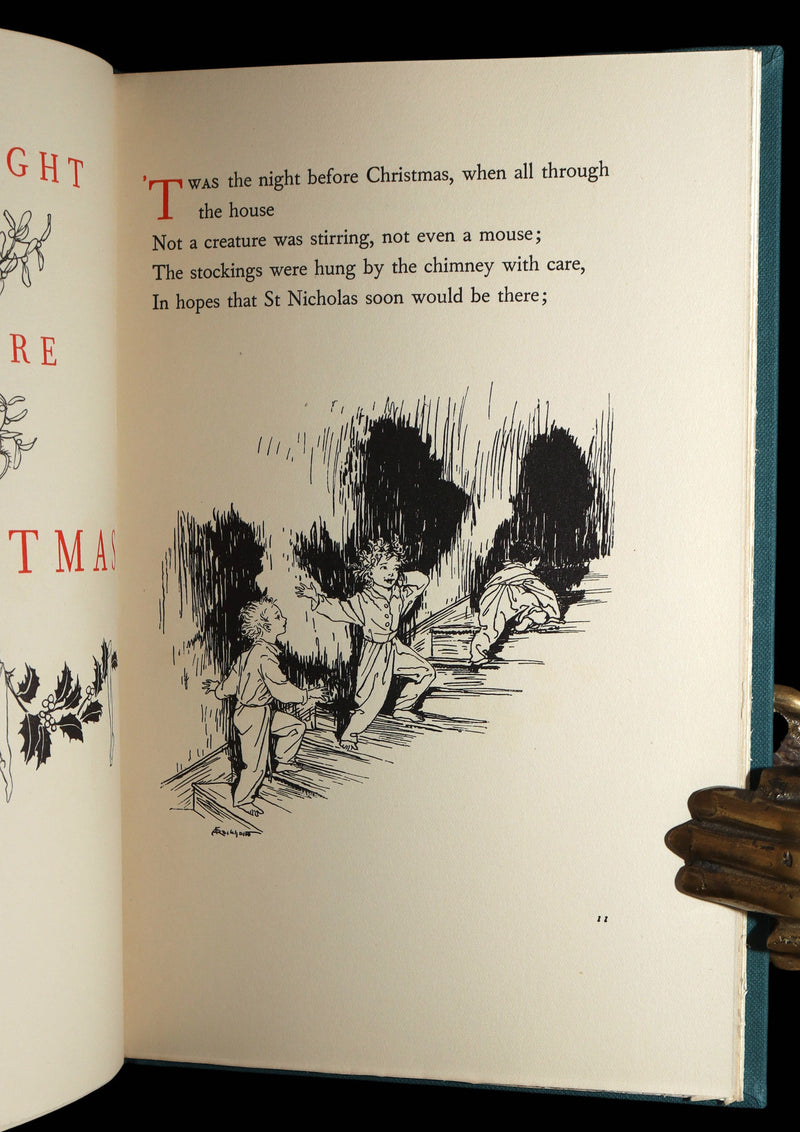 1931 First Edition - The Night Before Christmas Illustrated by Arthur Rackham