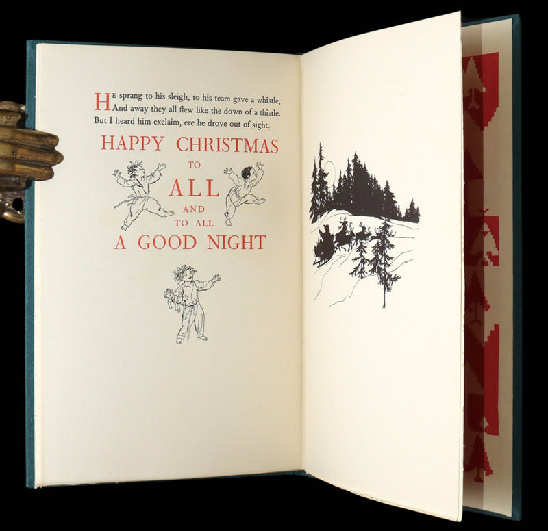 1931 First Edition - The Night Before Christmas Illustrated by Arthur Rackham