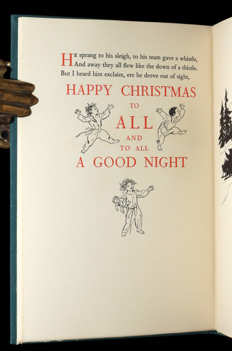 1931 First Edition - The Night Before Christmas Illustrated by Arthur Rackham