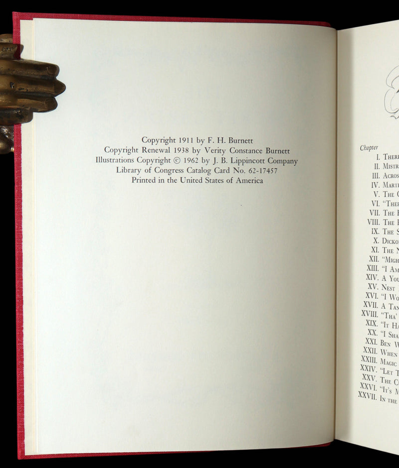 1962 Tasha Tudor First Illustrated Edition - The Secret Garden by F. H. Burnett