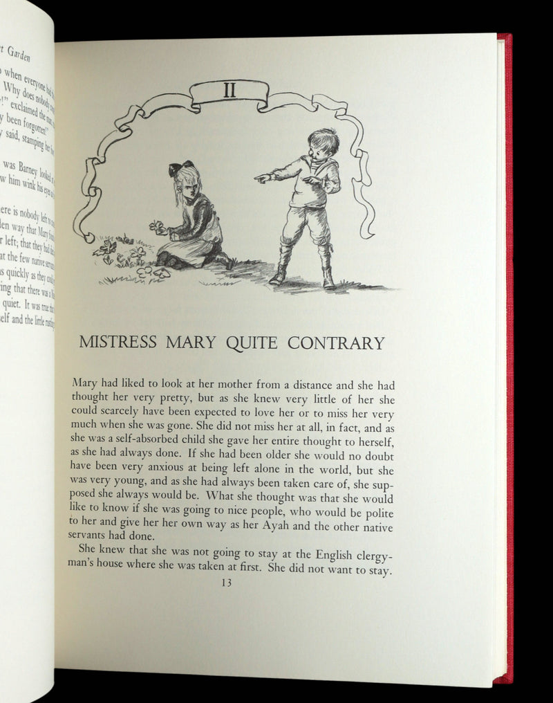 1962 Tasha Tudor First Illustrated Edition - The Secret Garden by F. H. Burnett