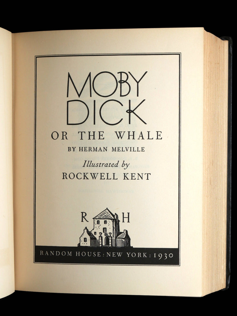 1930 Rare First Edition - Moby Dick by Melville illustrated by Rockwell Kent