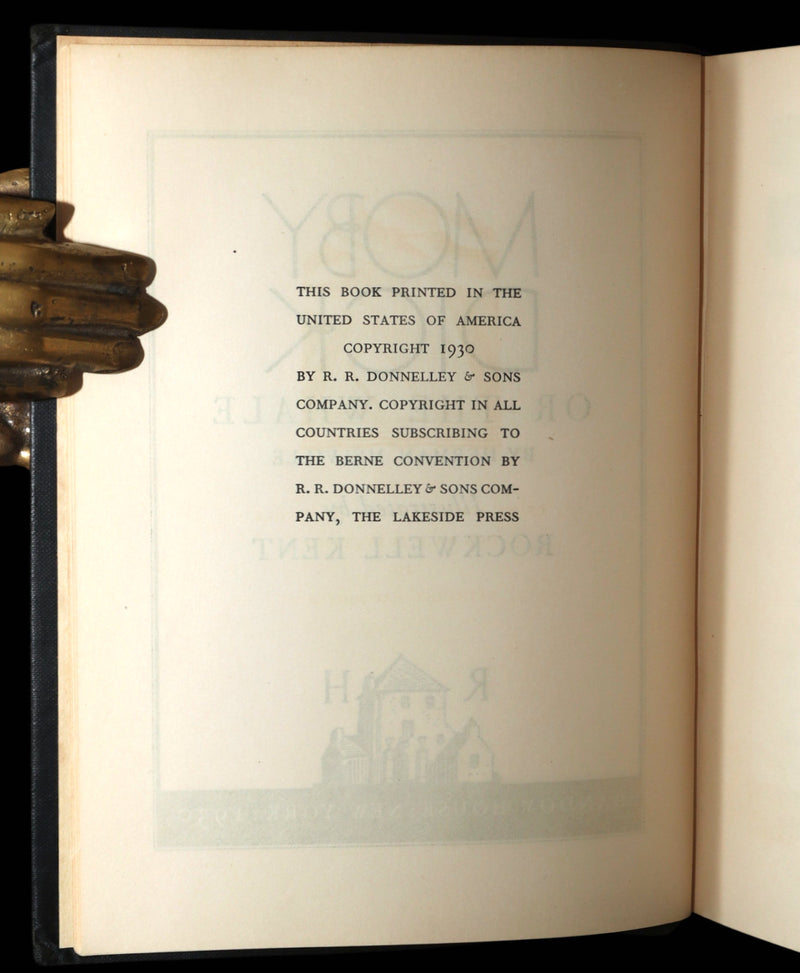 1930 Rare First Edition - Moby Dick by Melville illustrated by Rockwell Kent