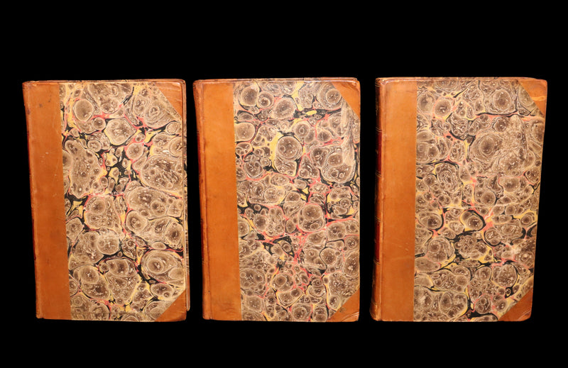 1822 Rare True First Edition Book Set - The Pirate by Sir Walter Scott