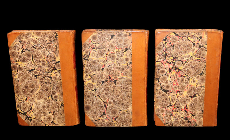 1822 Rare True First Edition Book Set - The Pirate by Sir Walter Scott