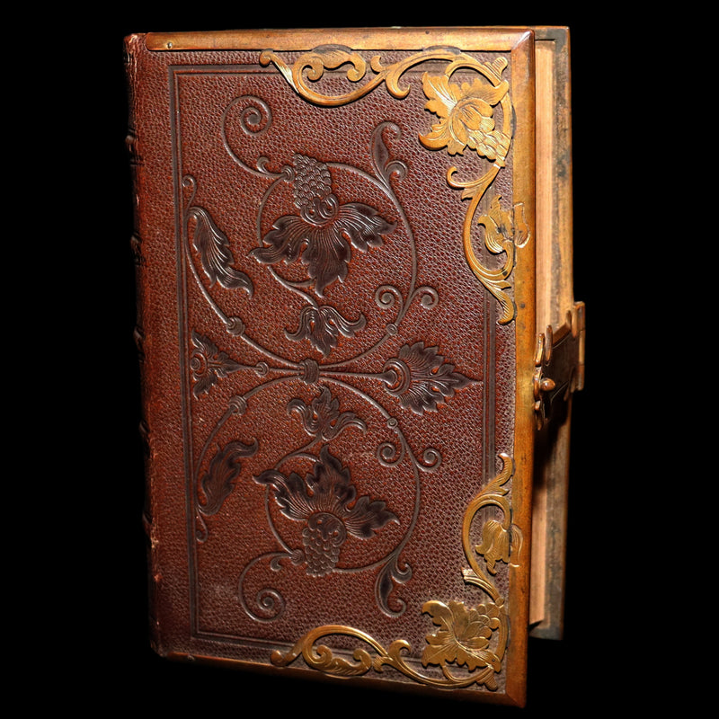 1859 Rare Book with Clasp - Church Services, Church Services and New Testament