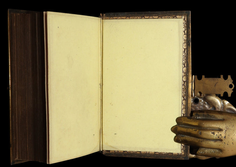 1859 Rare Book with Clasp - Church Services, Church Services and New Testament