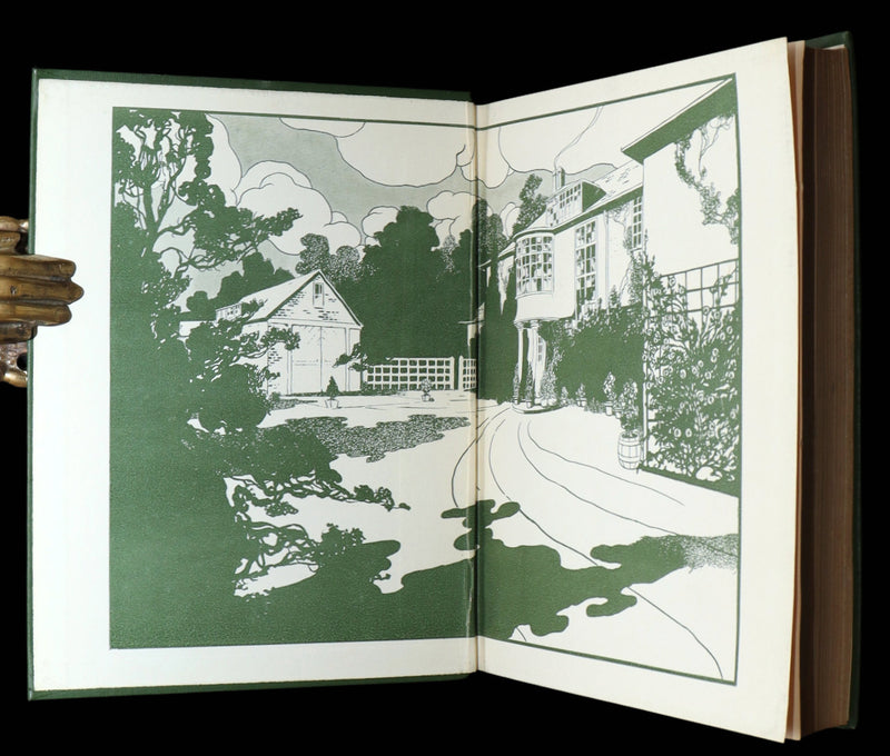 1914 Rare 1stED - Our Sentimental Garden Illustrated by Charles Robinson