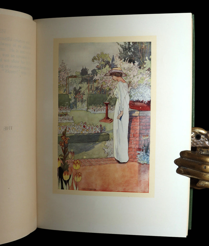 1914 Rare 1stED - Our Sentimental Garden Illustrated by Charles Robinson