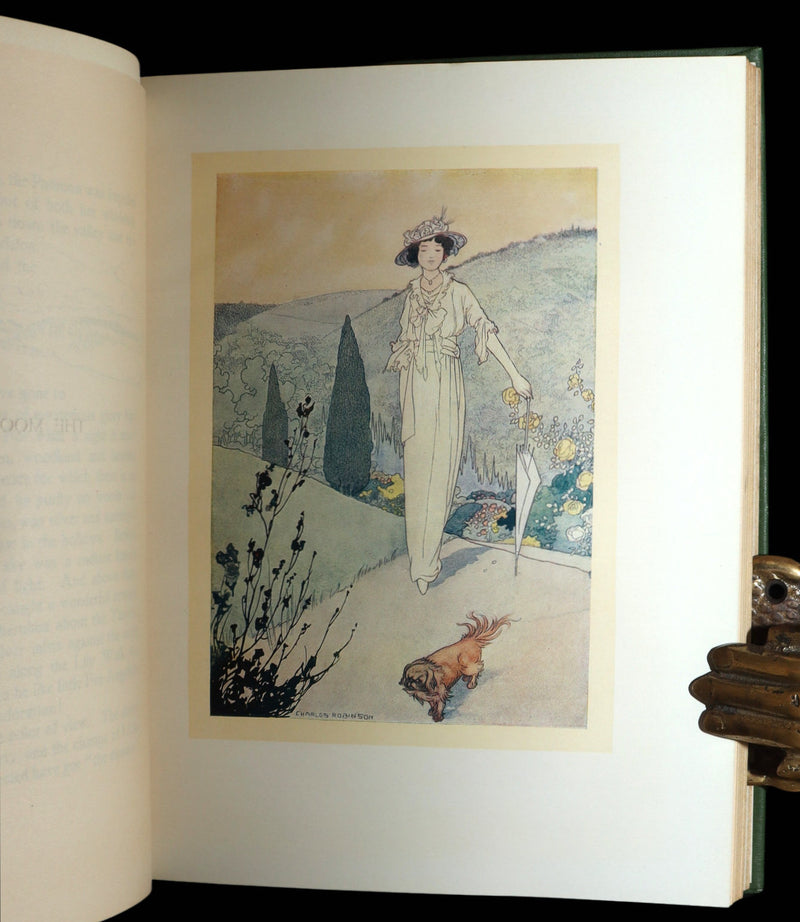 1914 Rare 1stED - Our Sentimental Garden Illustrated by Charles Robinson