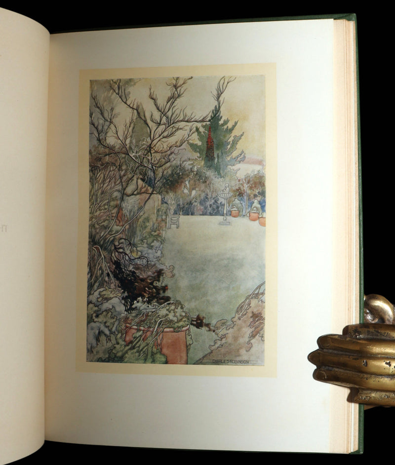 1914 Rare 1stED - Our Sentimental Garden Illustrated by Charles Robinson