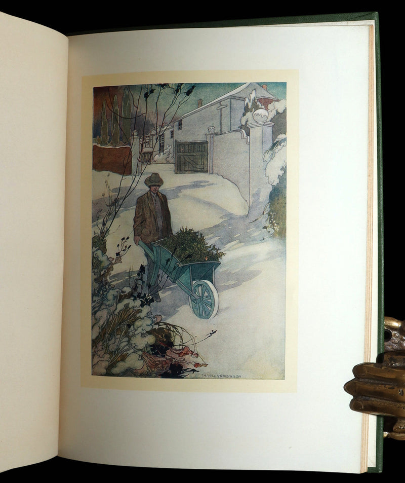 1914 Rare 1stED - Our Sentimental Garden Illustrated by Charles Robinson